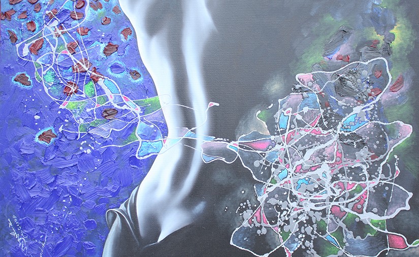 “Үлэмжийн чанар” үзэсгэлэнд бүсгүй хүн-байгаль-ахуйн шүтэлцээний тухай дүрсэлжээ